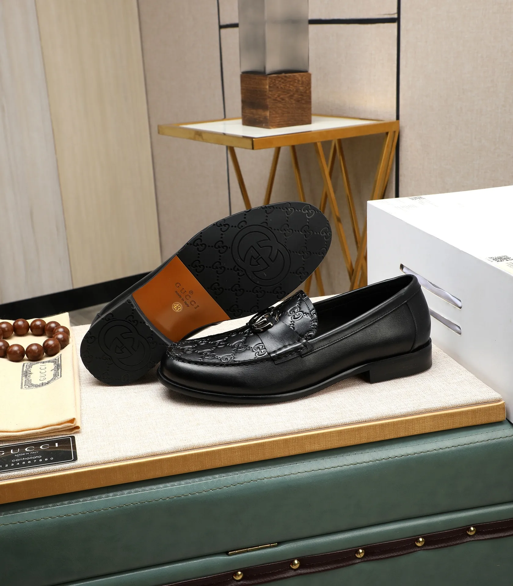 Men's shoes 💰500 📛📛 Original version (water-dyed cow lining) GUCCI official website formal shoes 🌀 Italian 🇮🇹 imported cowhide ➕ top imported water-dyed cowhide lining 💋 fine handmade original bottom, the real thing looks better when photographed in person Standard size 38-44 (45 46 customized)